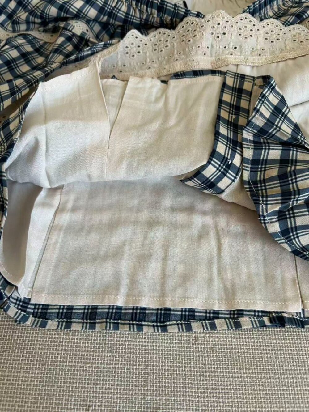 Reformation Valetta Two Piece Sz4 Beacon Check French Matching Set - Picture 8 of 12